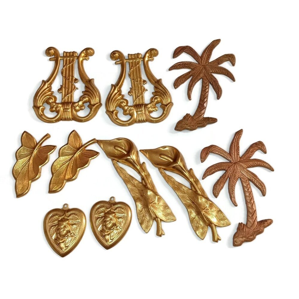 10 Pieces of‎ Vintage Stampings
